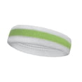 thumbnail image 5 of COUVER Unisex Two Color Striped Sports Head Sweatband Apple Green 3 Pack, 5 of 8