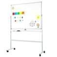 thumbnail image 2 of Eosunjian Double-Sided Mobile Whiteboard - 48" X 36" Extra Large Height Adjustable Magnetic Dry Erase Board on Wheels, 360° Rolling Office White Board, 2 of 12