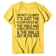 thumbnail image 5 of Tops for Women Trendy Womens Tops 3/ 4 Sleeve Loose Tee Shirts Women plus Girl Warm plus Size Long Sleeve Tee Athletic Shirts Top M Womens Elbow Length Plain Full for Yellow XL, 5 of 6