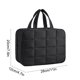 thumbnail image 3 of Necesera colgante con organizador de joyas - Bolsa de cosméticos de viaje multicapa para mujer, resistente al agua y portátil, 3 of 6