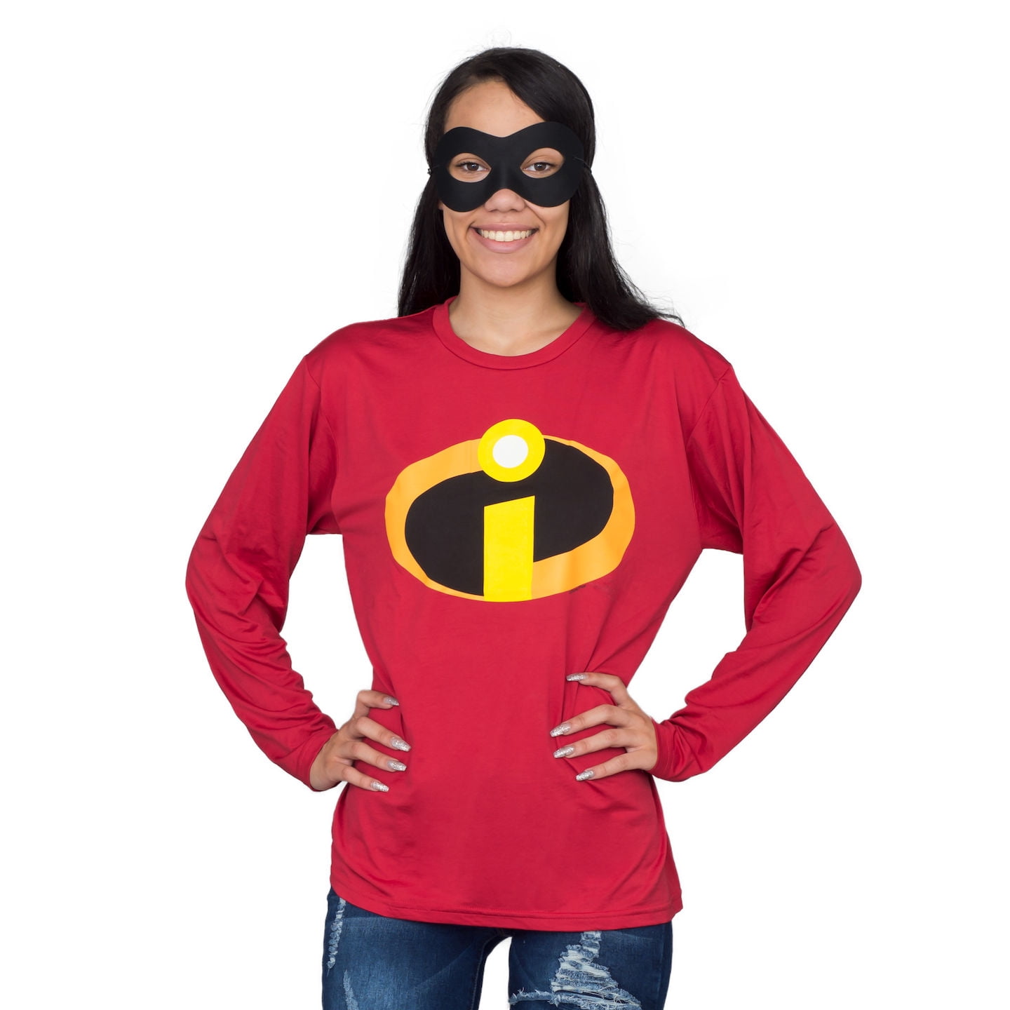 Long Sleeve T-shirt and Mask Costume 