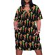 thumbnail image 1 of Vestido de bolsillo suelto estilo pin-up de cóctel Tiki, elegante y chic, vestido de noche para mujer 2025, vestido para mujer de verano, 1 of 7