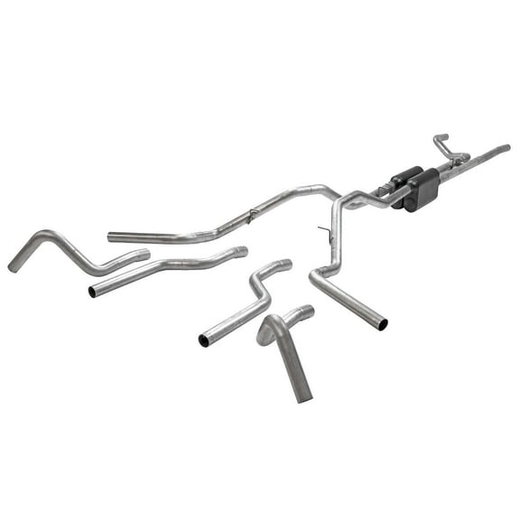 Flowmaster 817934 Crossmember Back Exhaust System 2.5" 409 Stainless, Dual Exit
