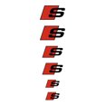 thumbnail image 3 of 6 piezas de pegatinas para calibrador de coche, cubo de rueda, Sline RS Quattro, logotipo de cerámica para Audi A3, A4, A5, RS6, RS3, RS4, RS5, RS7 Sport, A6, Q3, Q5, Q7, S3, S4 S, 3 of 5