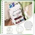thumbnail image 6 of Furnulem 3 Drawer Night Stand with Charging Station,Bedside Table with Fabric Drawers,Small Dresser for Bedroom,White, 6 of 9