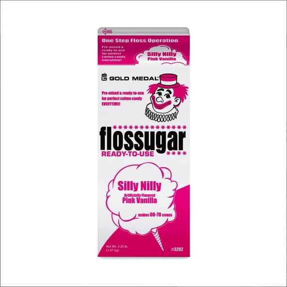 Gold Medal 3202 Cotton Candy, Silly Nilly Flavor, 3.25 lb Carton