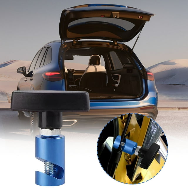 COM1950s Pince de Capot et Verrou de Support de Capot de Voiture, Pince de Support de Levage Automobile avec Design Réglable pour Sécurité du Coffre Moteur, Outil en Alliage d'Aluminium pour Fixer des Tiges de 0.55 Pouces