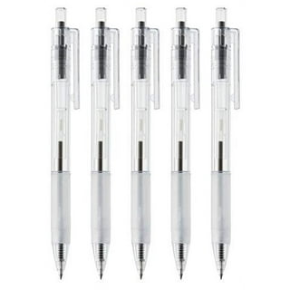 Moma Muji Gel Ink Ball Point Pen, 0.38-mm, Black, 10 Pcs : :  Office Products