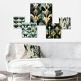 thumbnail image 2 of Designart "Deco Splendor In Blue & Beige" Damask Wall Art Set Of 5 - Blue Bohemian For Bedroom Wall Art Set, 2 of 6