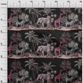 thumbnail image 3 of oneOone Rayon Black Fabric Tropical Sewing Material Print Fabric By The Yard 56 Inch Wide, 3 of 4