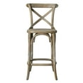 thumbnail image 6 of Modway Gear 39.5" Modern Style Elm Wood Counter Stool in Gray Finish, 6 of 10