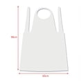 thumbnail image 5 of 100 Count Disposable Waterproof Aprons, Plastic Cooking, Painting & Housework, 23 x 37 Inches Clear Polyethylene, 5 of 8