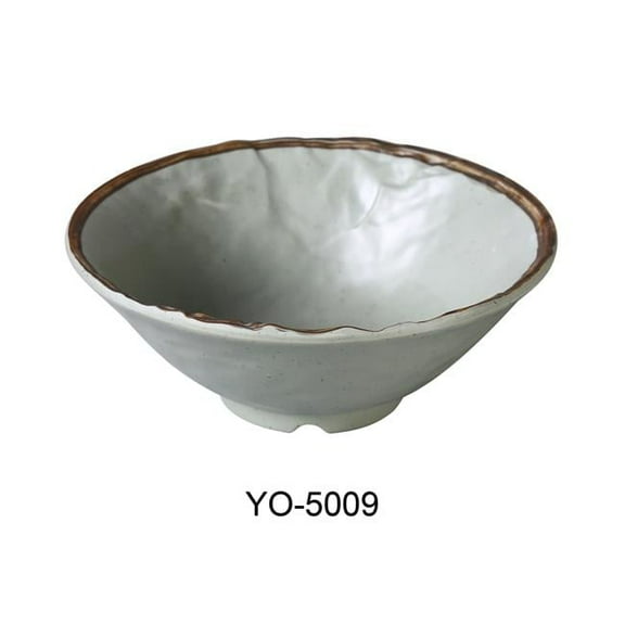 9 x 3.5 in. Yoto Melamine Ramen Bowl, Matte - 50 oz - Pack of 24