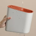 TUIBELY Lightweight Kitchen Knife Block Holder with Drainage (Orange