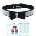 thumbnail image 2 of facefd Bling Cristal Collier de Chat Métal Réglable Chiot Noeud Papillon Strass Colliers Souples Fournitures pour Animaux de Compagnie pour les Petits Chiens Moyens, 2 of 3