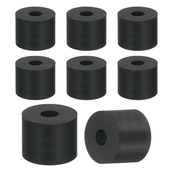 18Pack Thick Rubber Spacer, 1 Inch OD x 3/8 Inch ID x 13/16 Inch Thickness