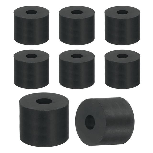 18Pack Thick Rubber Spacer, 1 Inch OD x 3/8 Inch ID x 13/16 Inch Thickness