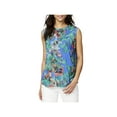 thumbnail image 3 of Womens Floral Print Scoop Neck T-Shirt, 3 of 3