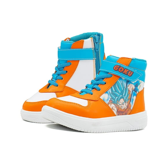 Tenis Bota Dragón Ball Super Goku Blue Para Niño 15-21 naranja 15.5