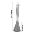thumbnail image 5 of Stainless Steel Cleaning Brush | Cast Iron Pan Scrubber | 6 Inch Ergonomic Handle | Rust Removal | High Efficiency Dish Scraper | For Pots Pans Grill Sink Oven | Durable Wire Bristles | 1 Pack, 5 of 9
