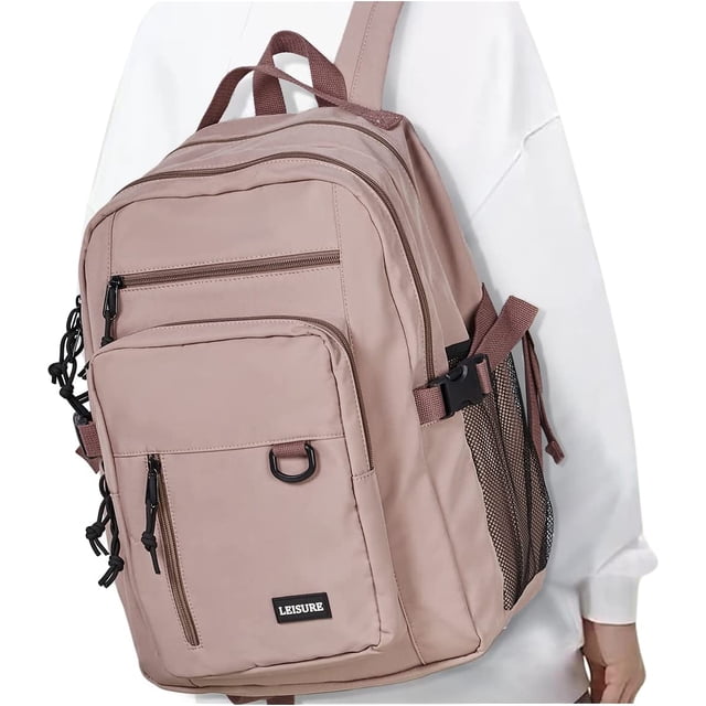 Mochila ligera para la escuela, casual, mochila para laptop, para hombres y mujeres, mochila de viaje para escuela secundaria, bolsa de libros intermedia para niñas