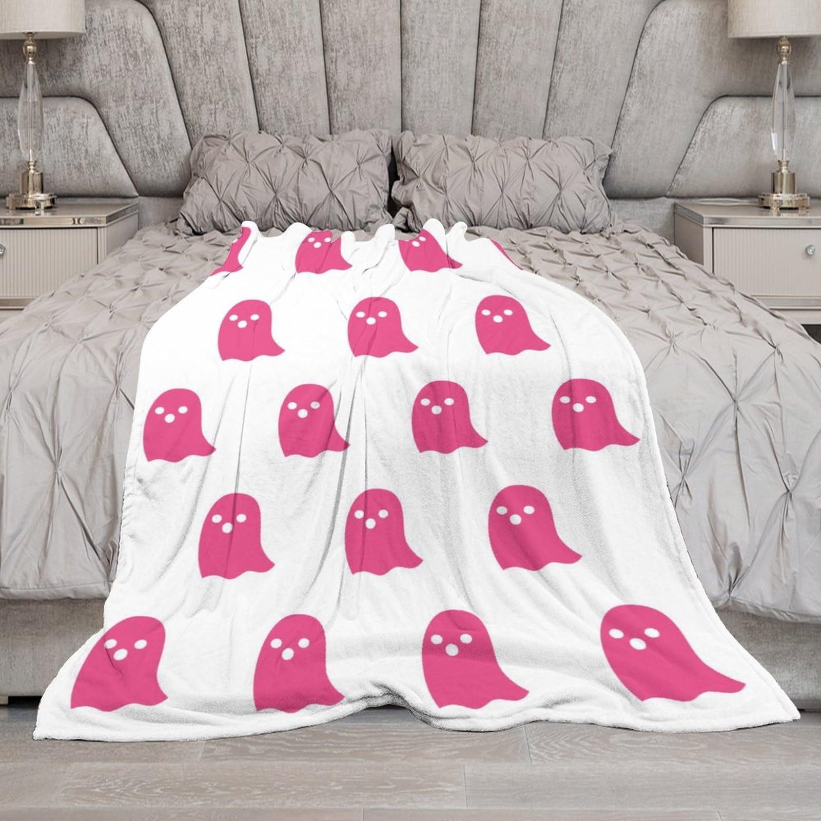 Pink Blanket Pink And White Blankets And Throws For Blanket And Cupcakes Blanket Super Soft Flannel Pink Blankets Fleece Blankets