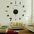 thumbnail image 4 of Wall 3D Mute Frameless Home Diy Clock Sticker Light Led Light Easy To Use, 4 of 5