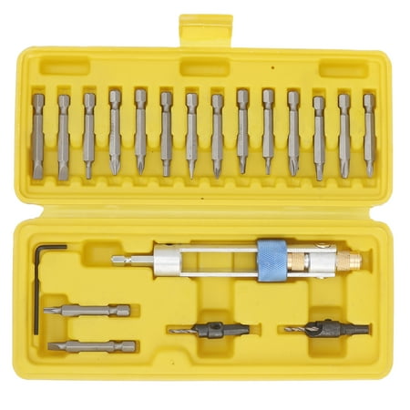 

2024 Screwdriver Set High Speed Steel Bits Cross/Slot Countersunk Drill Hardware Tool