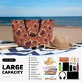 thumbnail image 5 of Kdxio American Football1 for Beach Bag for Women Large Beach Tote Bag Waterproof Sandproof Swim Bag with Zipper Pockets Beach Vacation Travel, 5 of 7