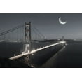 thumbnail image 2 of Jaynes, William D. 32x23 White Modern Wood Framed Museum Art Print Titled - Moonrise, 2 of 4