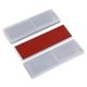 thumbnail image 1 of Seguridad Vial Rectangular Reflectante Blanco Reflector Coche Camión, 1 of 2