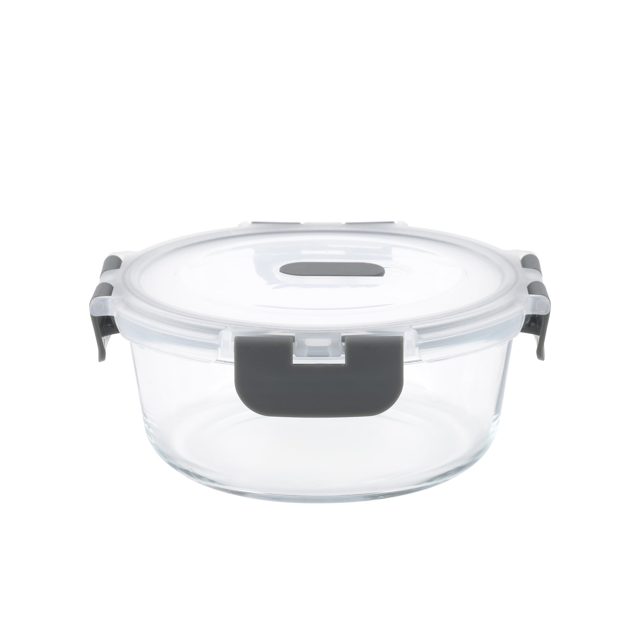 Mainstays Round Glass Food Storage Container 630ml