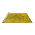 thumbnail image 2 of Ahgly Company Machine Washable Indoor Rectangle Oriental Yellow Traditional Area Rugs, 4' x 6', 2 of 4