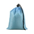 thumbnail image 3 of 9x12 Inch Nylon Drawstring Storage Bag, Heavy Duty Portable Travel Shoe Pouch Organizer for Sports Gym Packing and Wrapping Gifts, 3 of 4