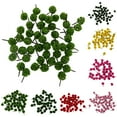 thumbnail image 4 of 50 árboles de modelismo de paisaje a escala N con forma de bola verde claro de 3 cm/1,18 pulgadas, 4 of 9