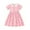 Pink, variant on LYMAYTER 2-8 Years Girls Dresses Toddler Short Sleeve Princess Dress for Baby Kids Cotton Sundress Dress