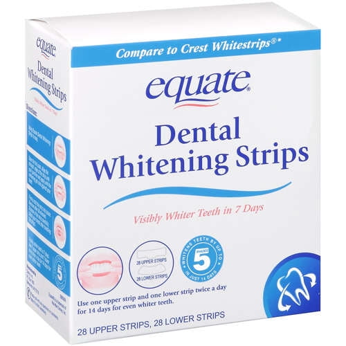 Equate Dental Whitening Strips, 28 ct.