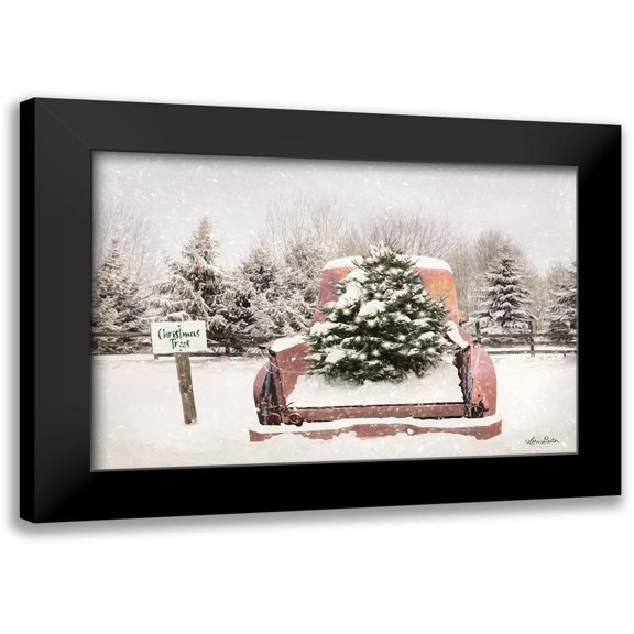 Deiter, Lori 14x11 Black Modern Framed Museum Art Print Titled - Rustic Christmas Trees