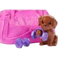 thumbnail image 4 of Barbie Fitness Doll, Red-Haired, with Puppy and 9 Accessories, Including Yoga Mat with Strap, Hula Hoop and Weights, Gift for Kids 3 to 7 Years Old, 4 of 5
