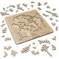 thumbnail image 1 of WOODSTERS Mind Bending Difficult Wooden Jigsaw Puzzle - Advanced Hard Aztec Labyrinth - 130 Pieces for Adults, Complex Challenging Brain Teaser Game, 1 of 5