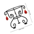 thumbnail image 2 of HAMPPLIES Support de Boule de Regard Extérieur Design Mosaïque en Fer pour Amateurs de Jardin 1Pcs, 2 of 8
