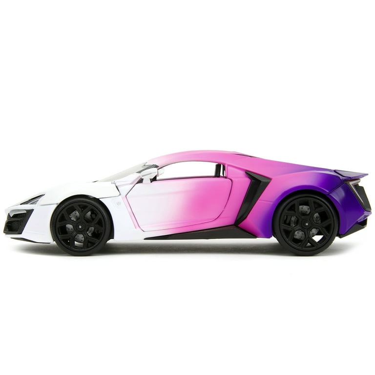 Lykan Hypersport White Pink and Purple Gradient 