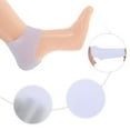 thumbnail image 3 of Unique Bargains 1 Pair Silicone Non Perforated Heel Protectors for Travelling Purple Silicone, 3 of 4