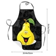 thumbnail image 5 of XMXY Chef Aprons with Pockets for Women Men, Funny Yellow Pear Waterproof Cooking Kitchen Aprons, 28.3 x 20.4 inches, 5 of 8
