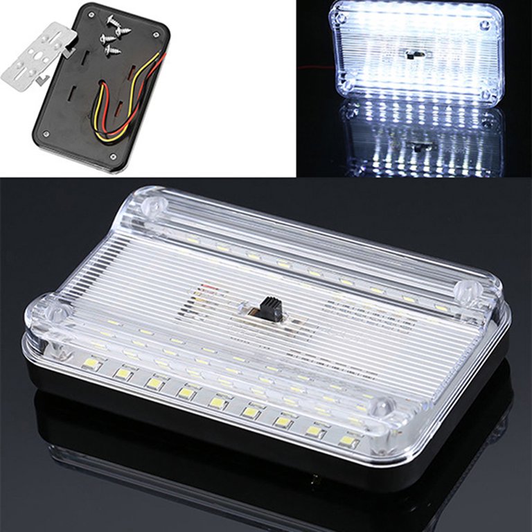 12V 36 LED Auto Car Dome Ceiling Light Interior Rectangular White Reading Lamp  Car Accessories 