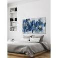 thumbnail image 4 of Parvez Taj Blurry Blue Flowers II Canvas Wall Art, 4 of 7