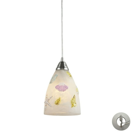 

Elk Home Seashore 7 Wide 1-Light Pendant - Satin Nickel