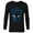 Black, variant on Marvel Black Panther Silhouette Mask - Long Sleeve T-Shirt for Men - Customized-White