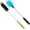 Black+blue, variant on Long Bottle Brush, 15.64 in Bendable Cleaner Brushes for Cleaning Neck Beer Bottles, Wine, Baby Bottles, Water Bottles, Tumblers, Flask, Bird Feeder, Vase, Pipes and Brewing Supplies Black/1Pack