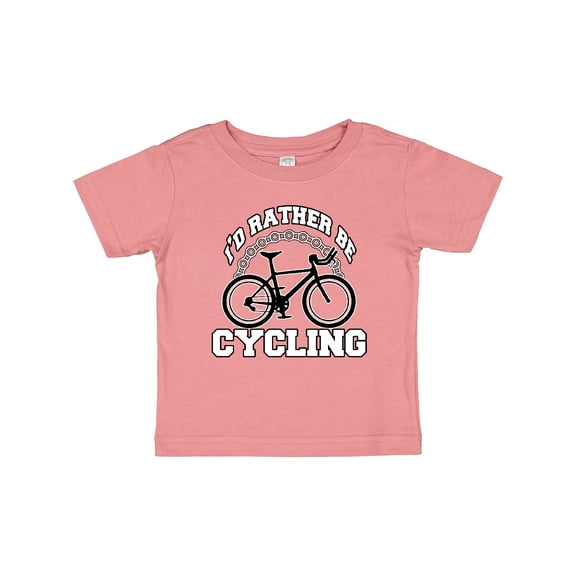 Inktastic I'd Rather Be Cycling Boys or Girls Baby T-Shirt